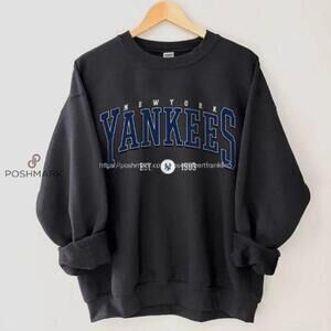 Retro New York Yankees Baseball Sweatshirt, New York Baseball, Game Day V8
